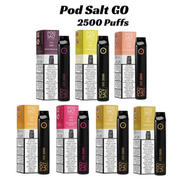 Pod Salt GO 2500 Puffs Disposable Vape in Dubai