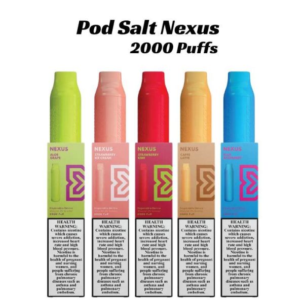 Pod Salt Nexus 2000 Puffs Disposable Vape in Dubai