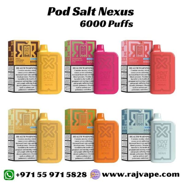 Pod Salt Nexus 6000 Puffs Vape in Dubai