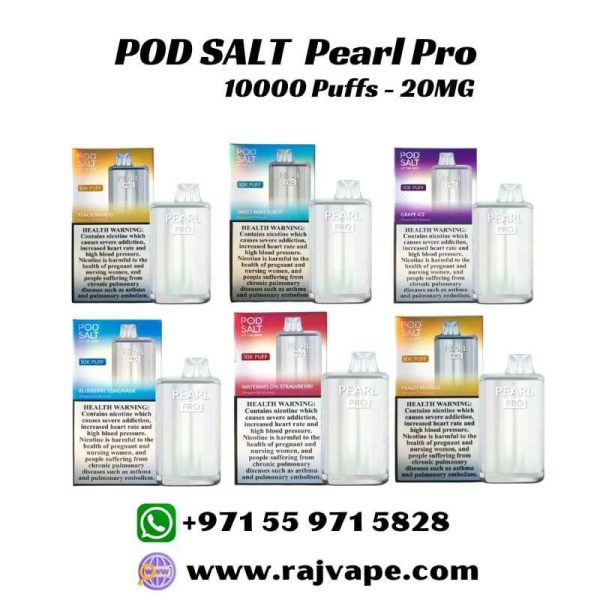 POD SALT Pearl Pro 10000 Puffs 20MG Disposable Vape in UAE